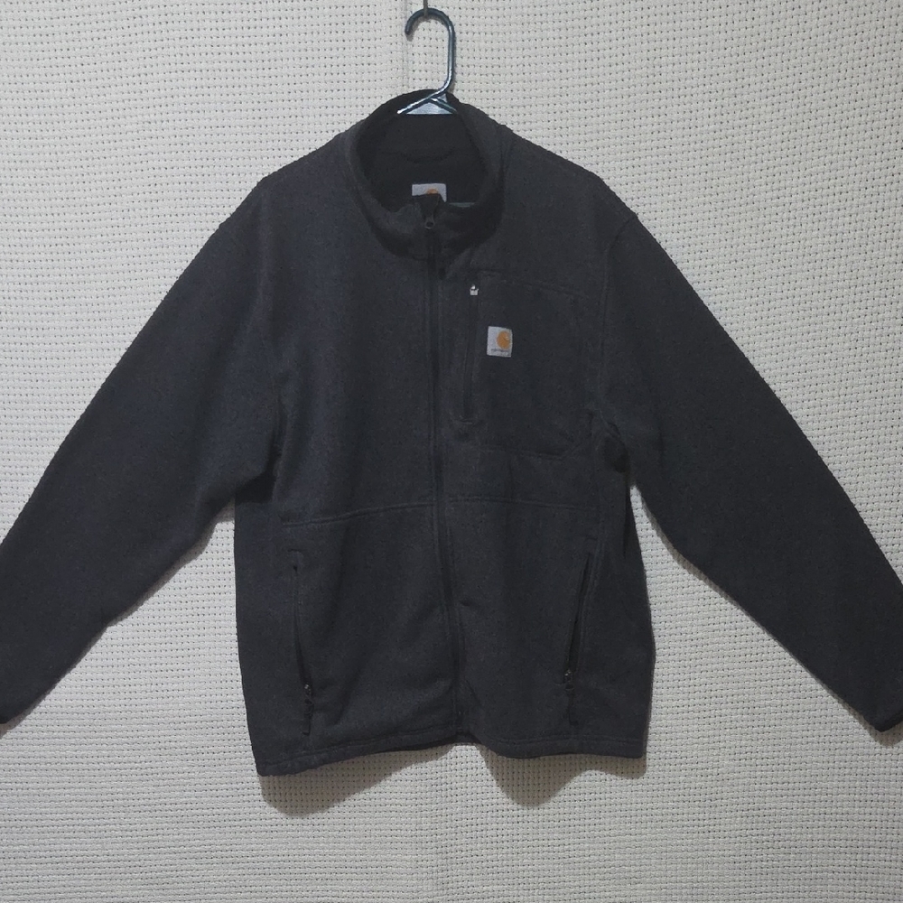 Carhartt  Dalton  Black Heather Jacket Full Zip Up In Mens XL
